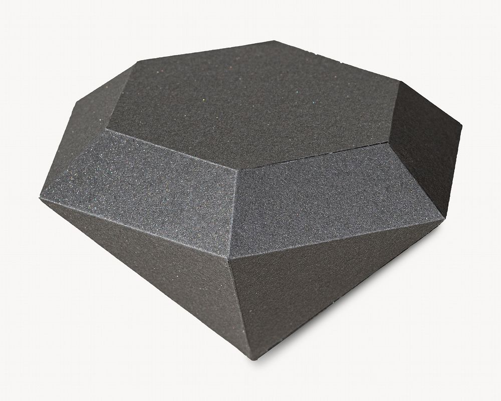 3D gray diamond  isolated design