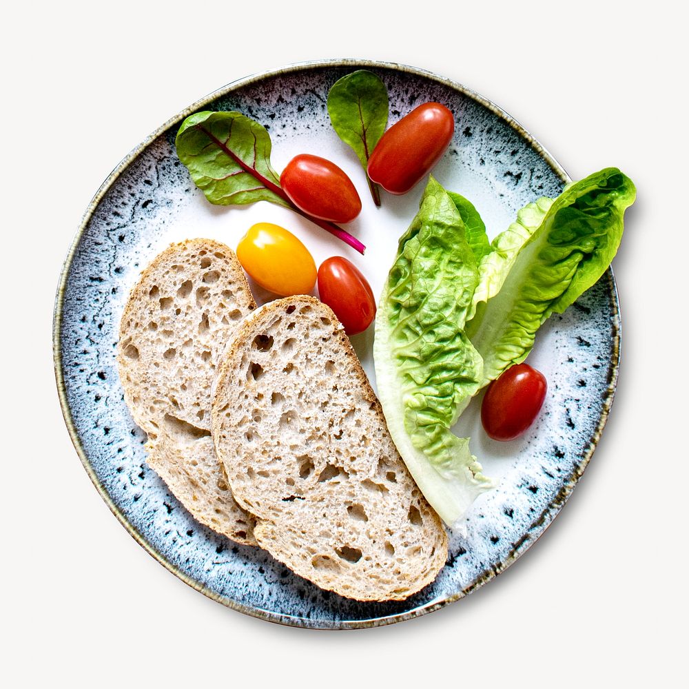 Healthy bread isolated design