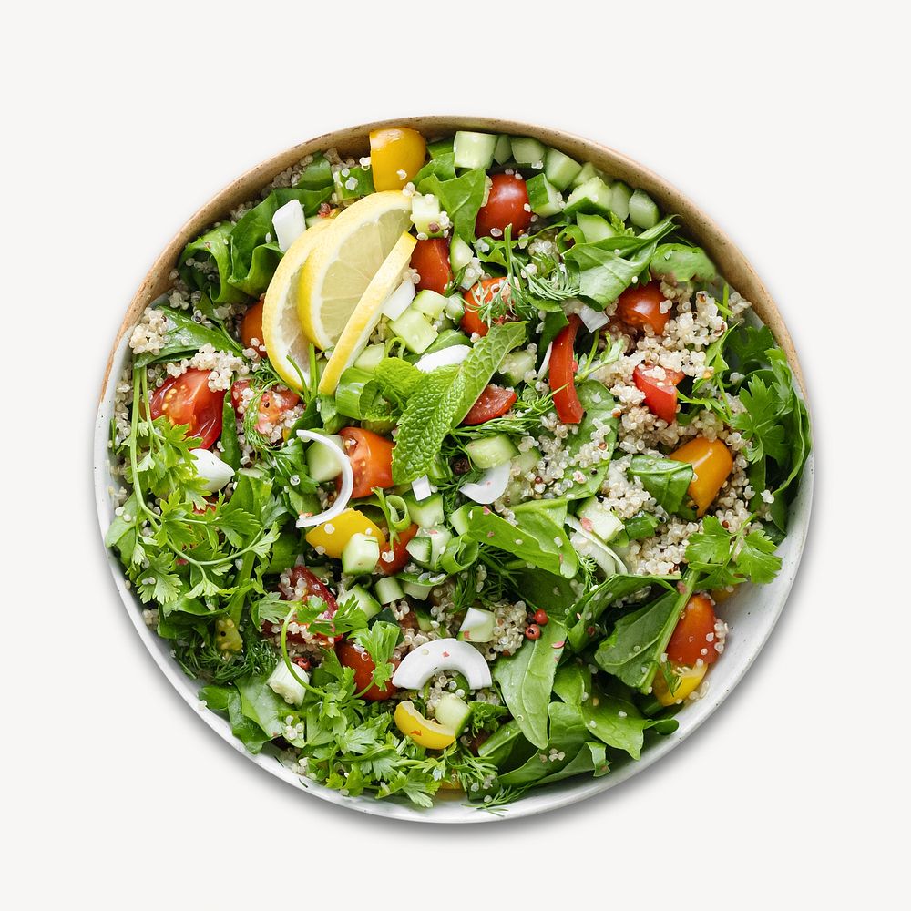 Veggie quinoa bowl isolated design | Free Photo - rawpixel