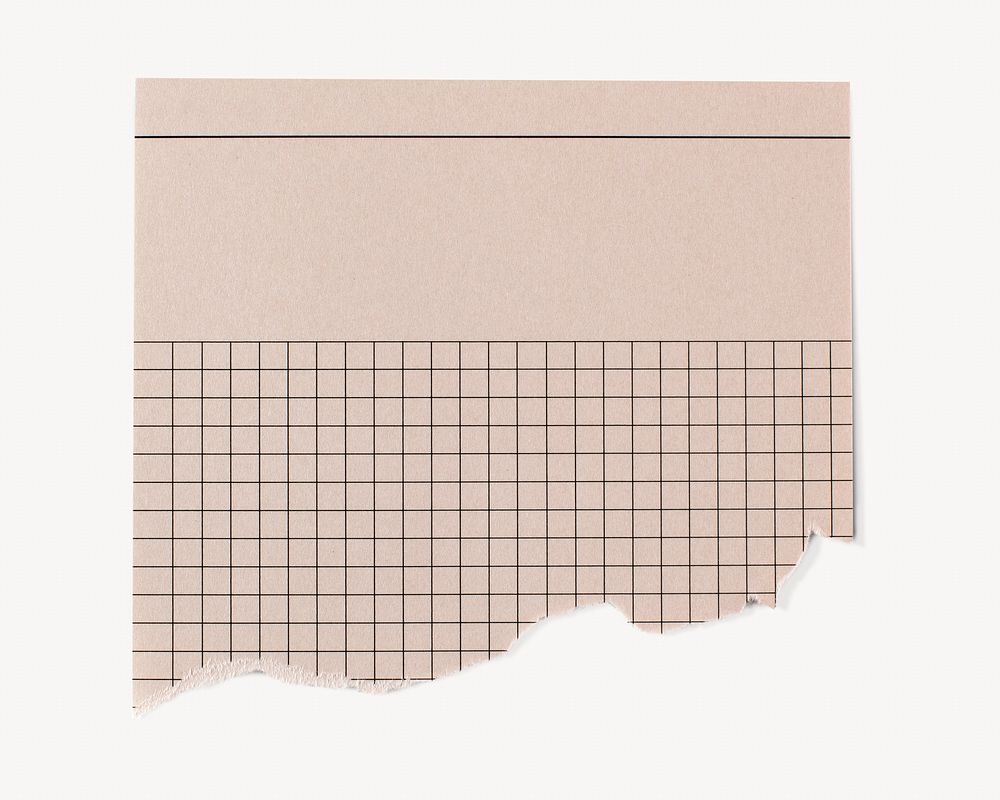 Ripped graph paper collage element | Free Photo - rawpixel