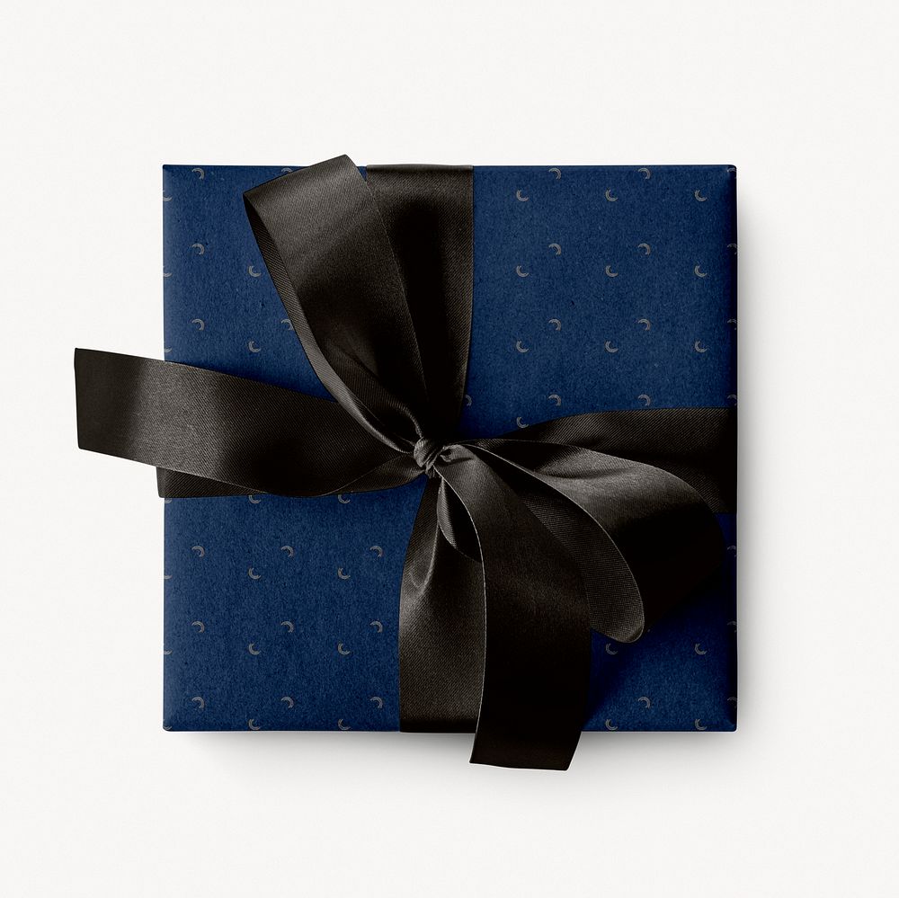 Blue gift box, product packaging design