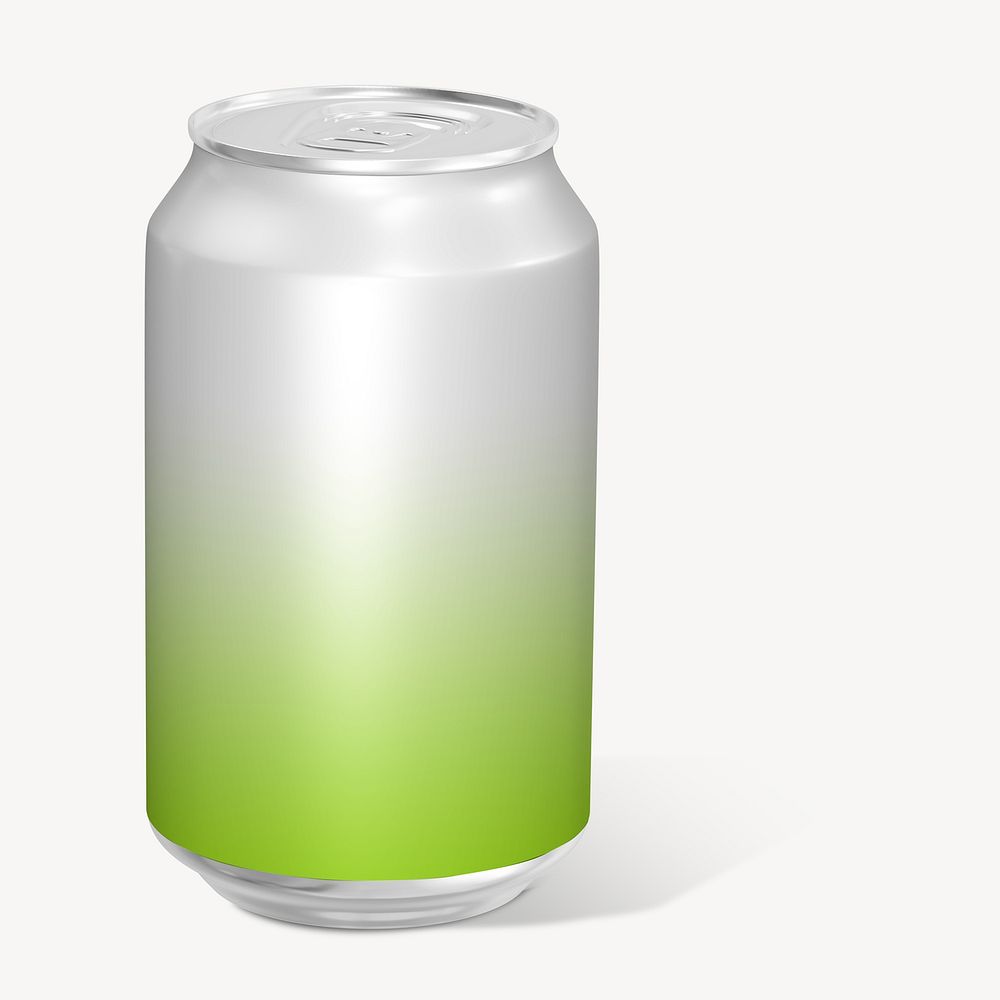 3D gradient green can, product | Premium Photo - rawpixel