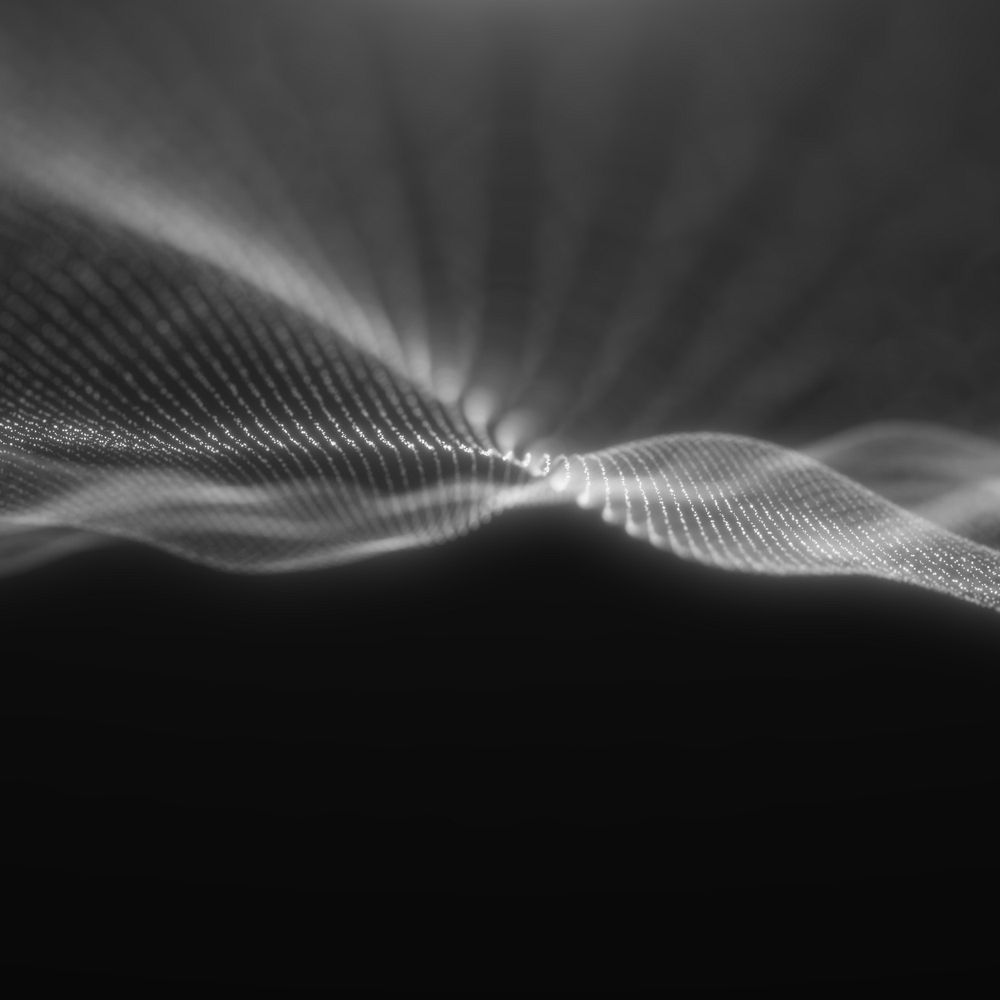 Abstract monotone technology background, digital remix