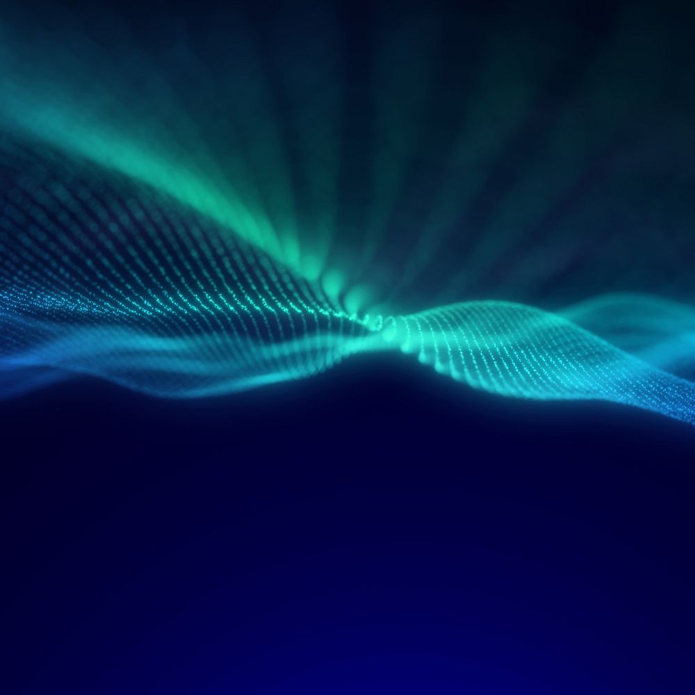 Abstract blue background, digital remix