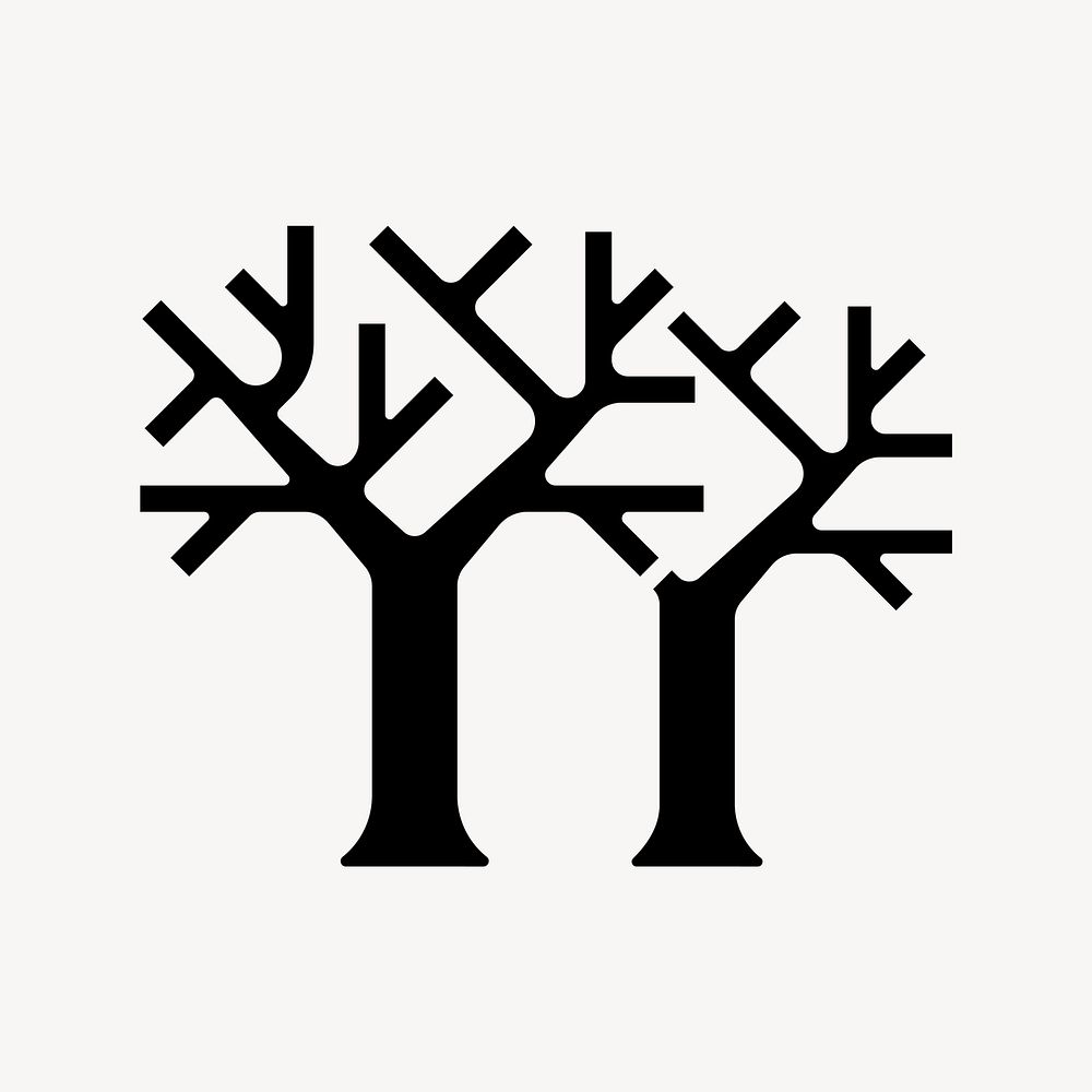 Trees flat icon element