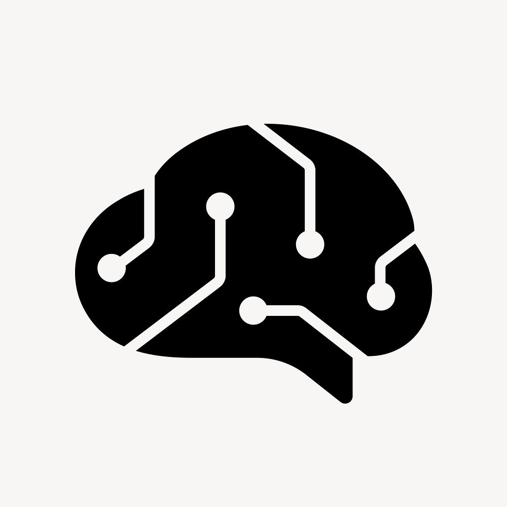 Brain flat icon element