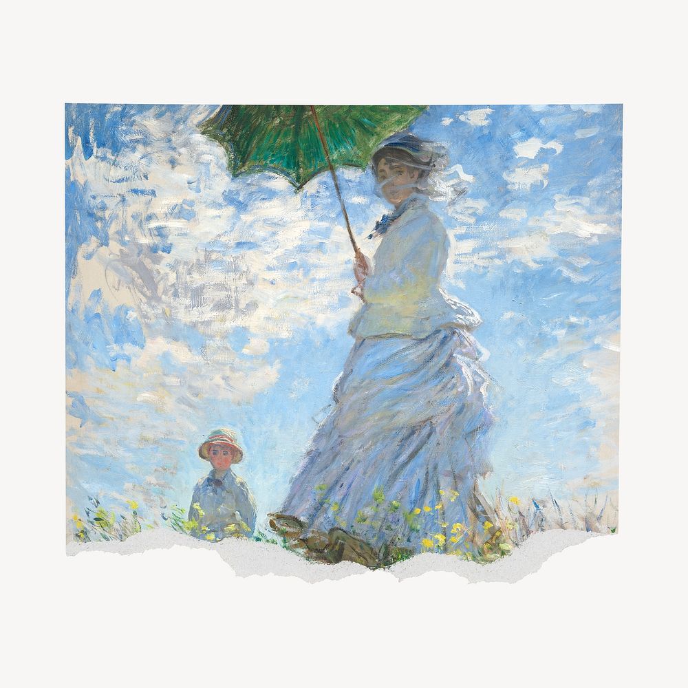 Madame Monet. Famous art remixed by rawpixel.