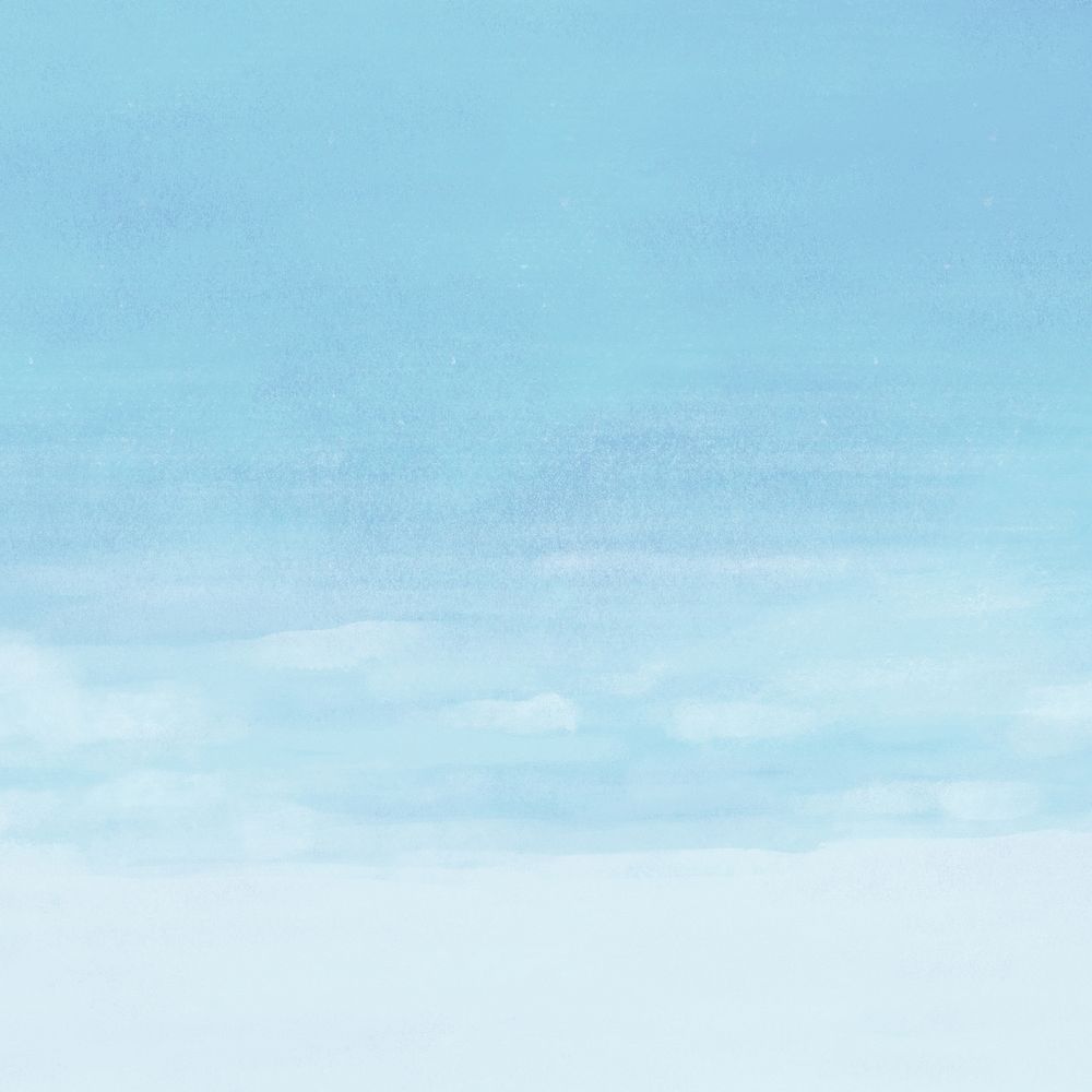 Blue sky background, aesthetic paint design