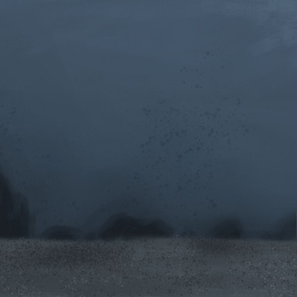 Dark gray textured background, aesthetic paint illustration
