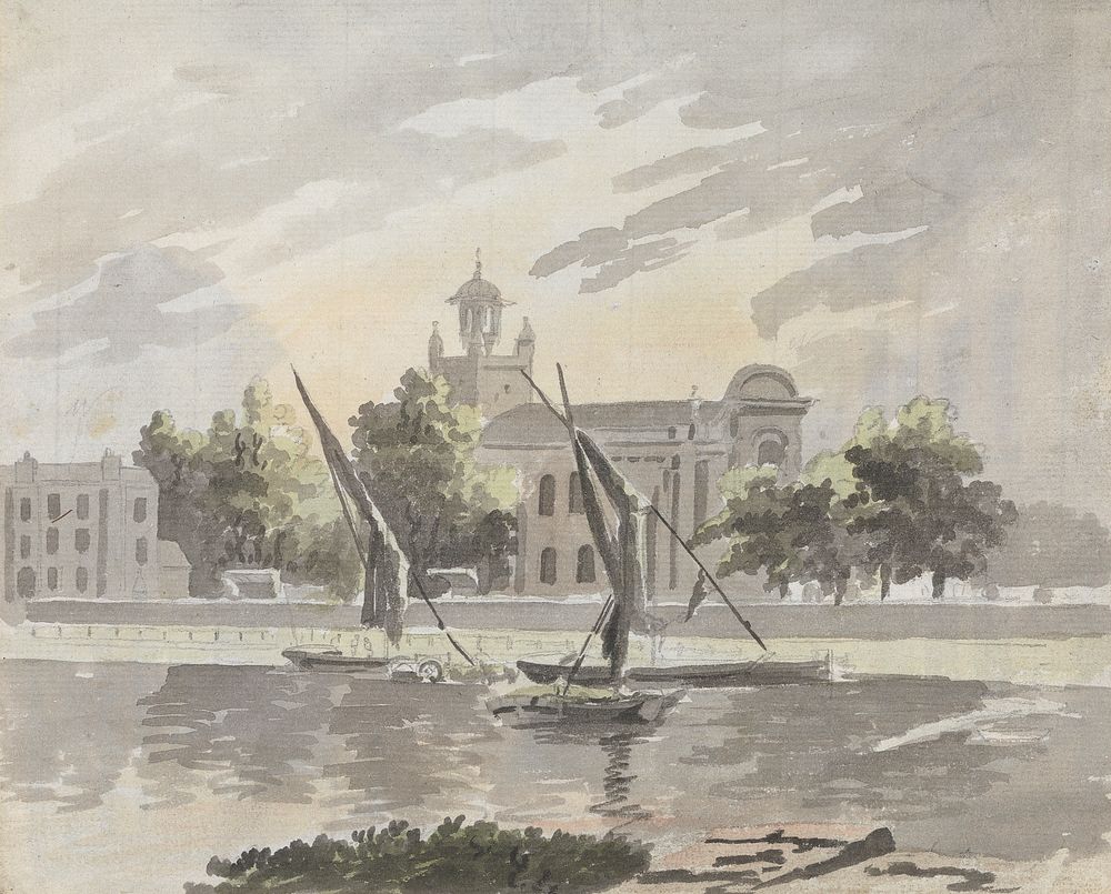 View of Isleworth Church by James Miller
