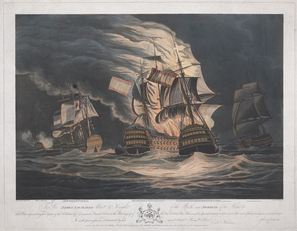 Saumerez' Action off Algeciras and Gibraltar, 6th and 12th July 1801