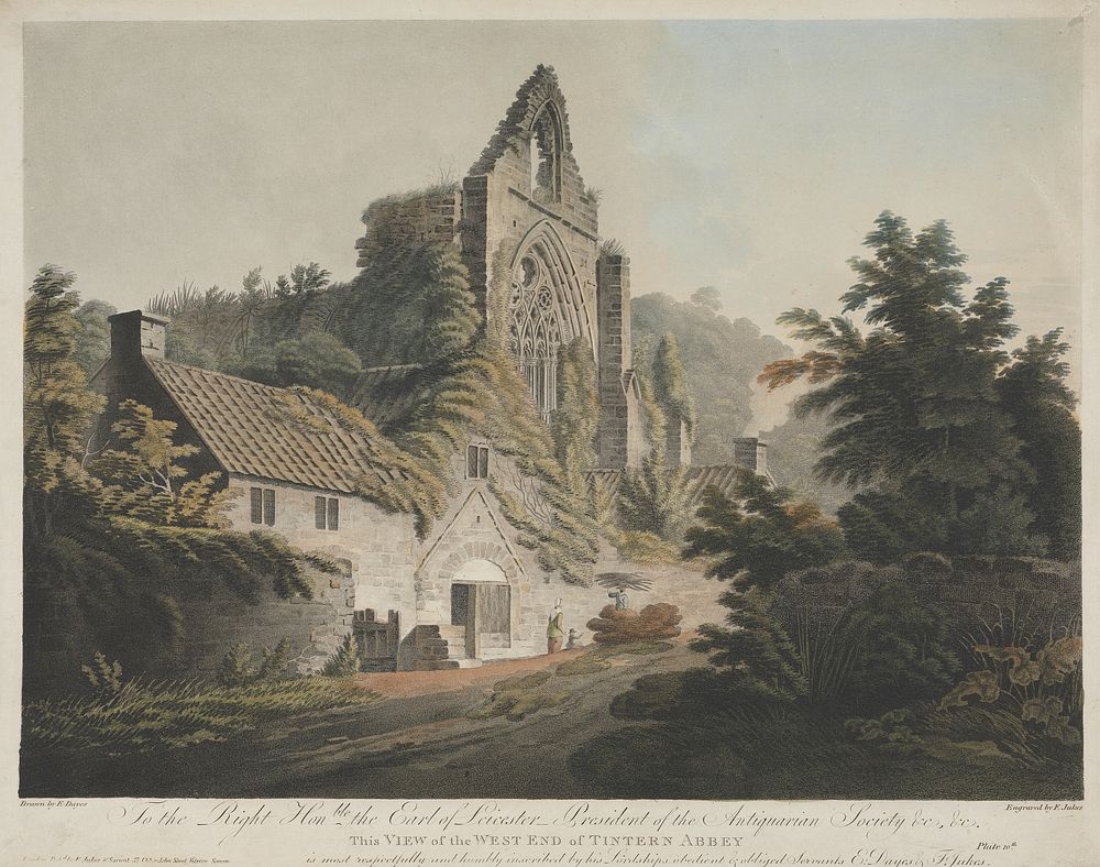 View of the West End of Tintern Abbey