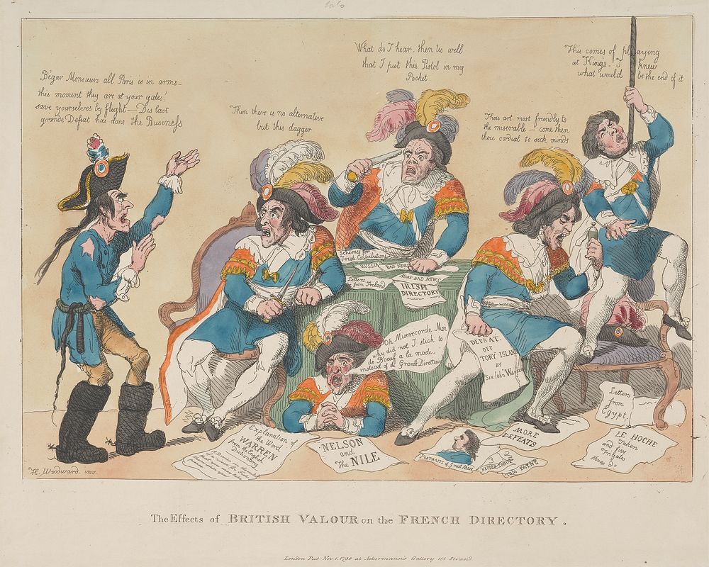 The Effects of British Valour on the French Directory