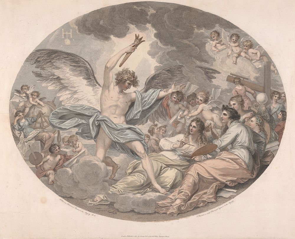 Apollo and the Muses by Francesco Bartolozzi 