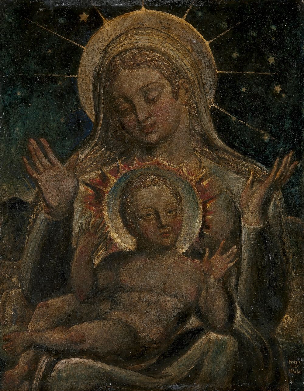 Virgin and Child by William Blake