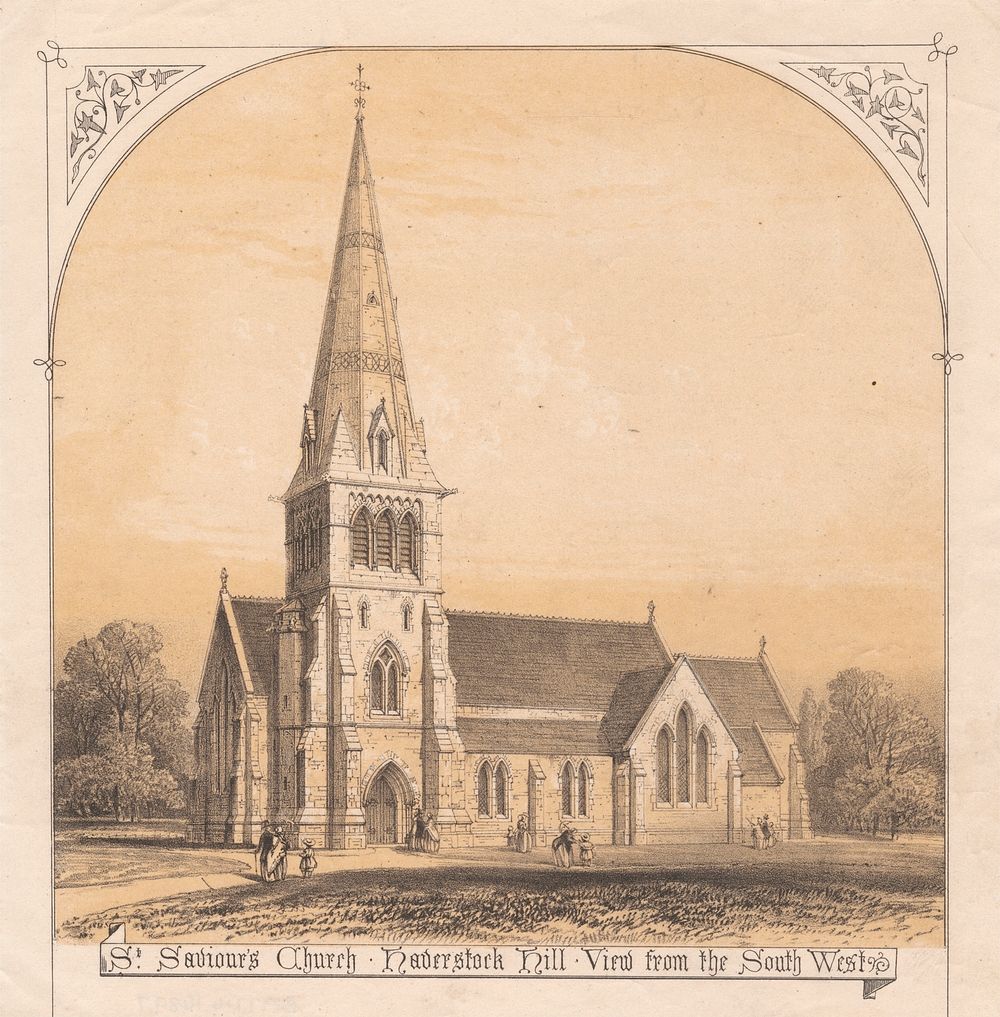 St. Savior's Church, Haverstock Hill. View from the South West.