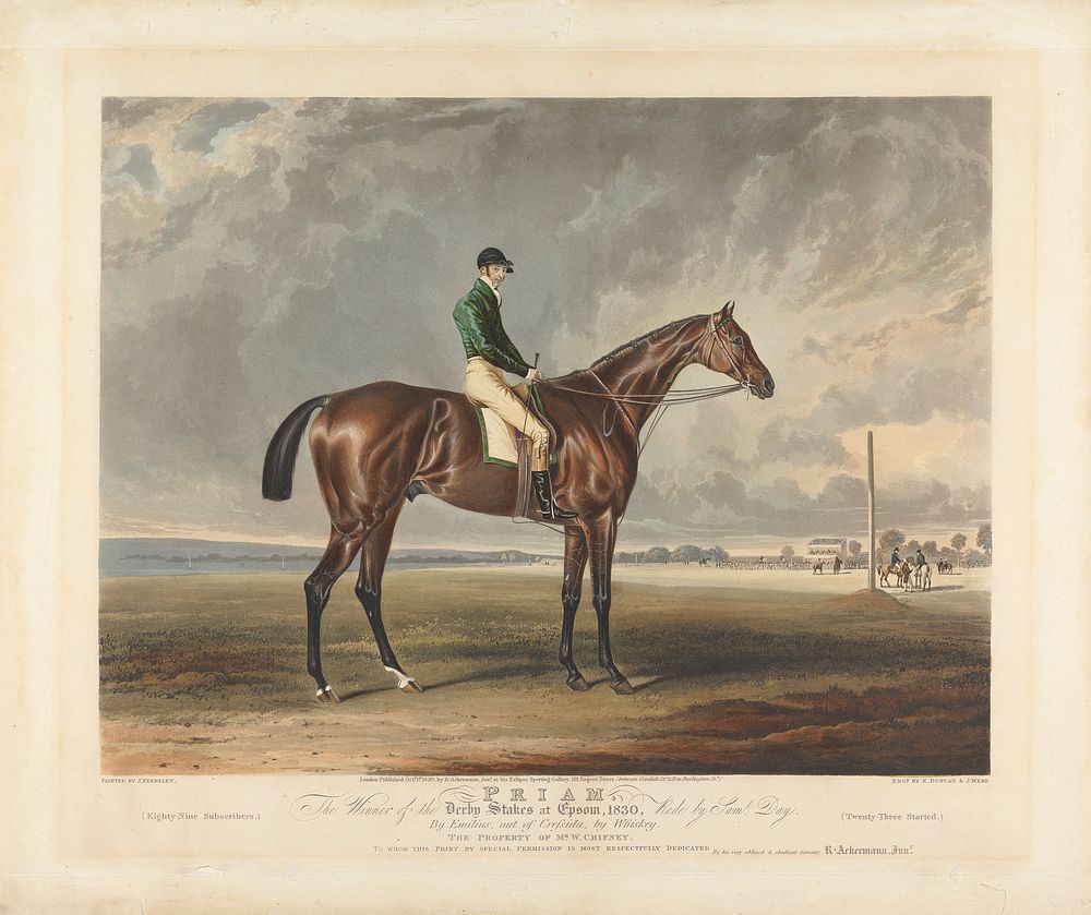 Priam. The Winner of the Derby Stakes at Epsom