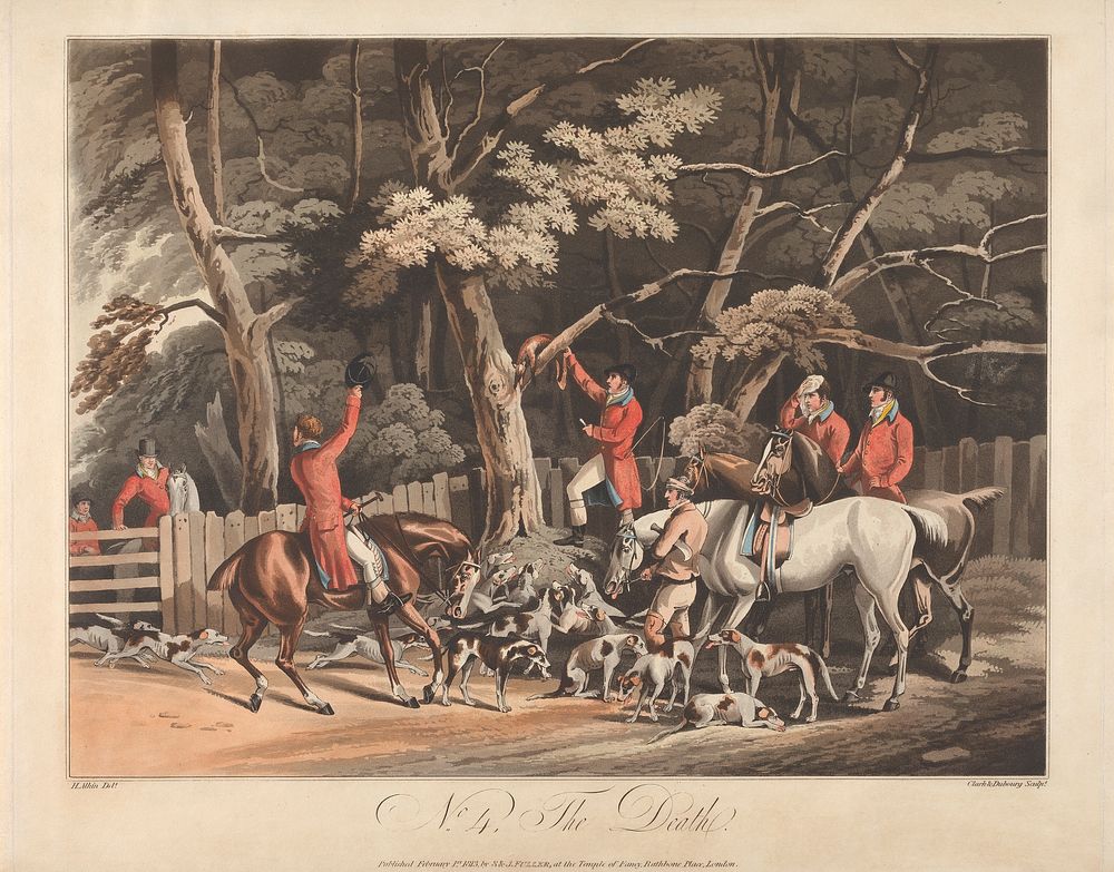 Set of Four - Fox-hunting: The Death