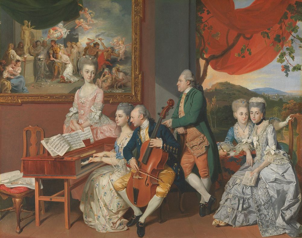 The Gore Family with George, third Earl Cowper