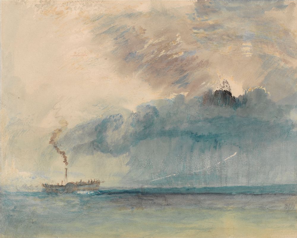 A Paddle-steamer in a Storm