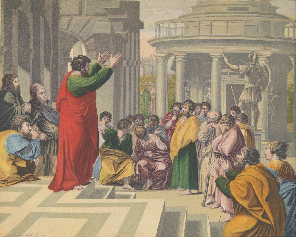 St Paul Preaching in Athens