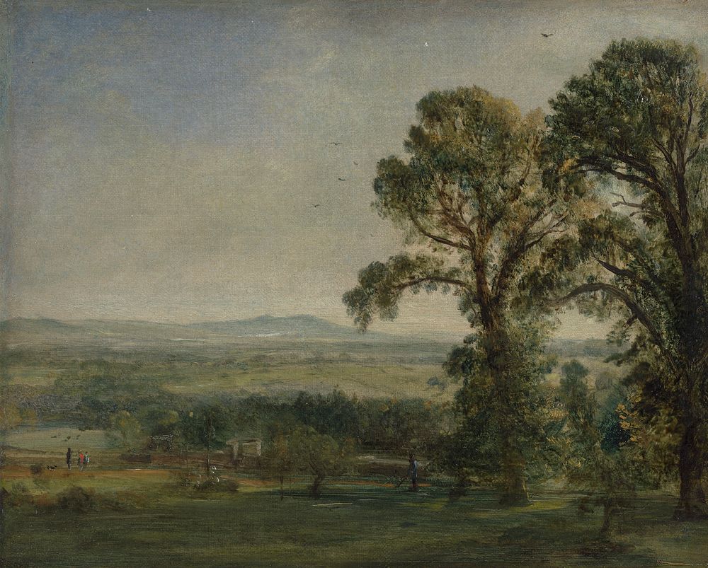 Bardon Hill, Coleorton Hall by John Constable