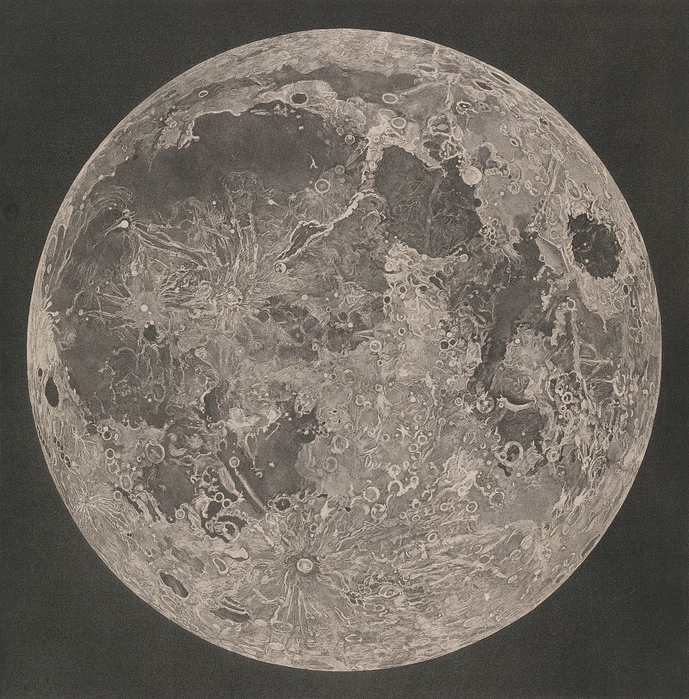 Lunar Planisphere, Flat Light