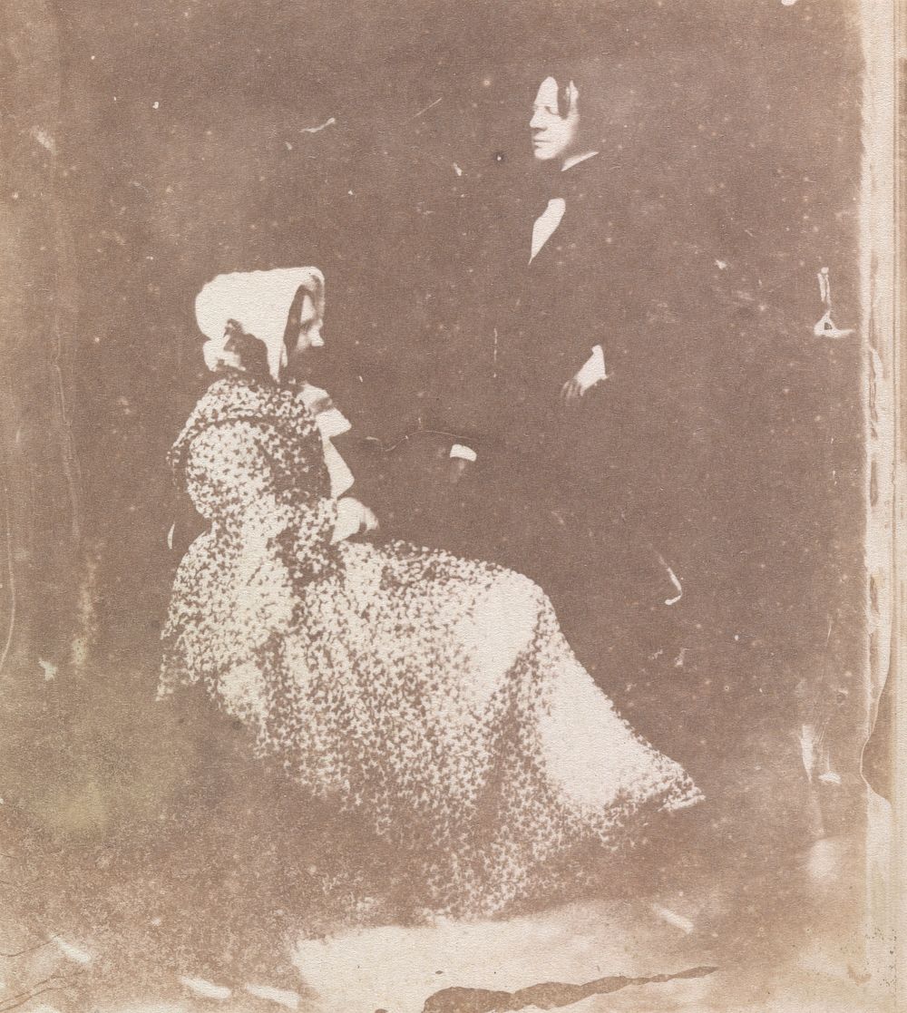Self-portrait with Seated Lady, possibly His Wife Anna