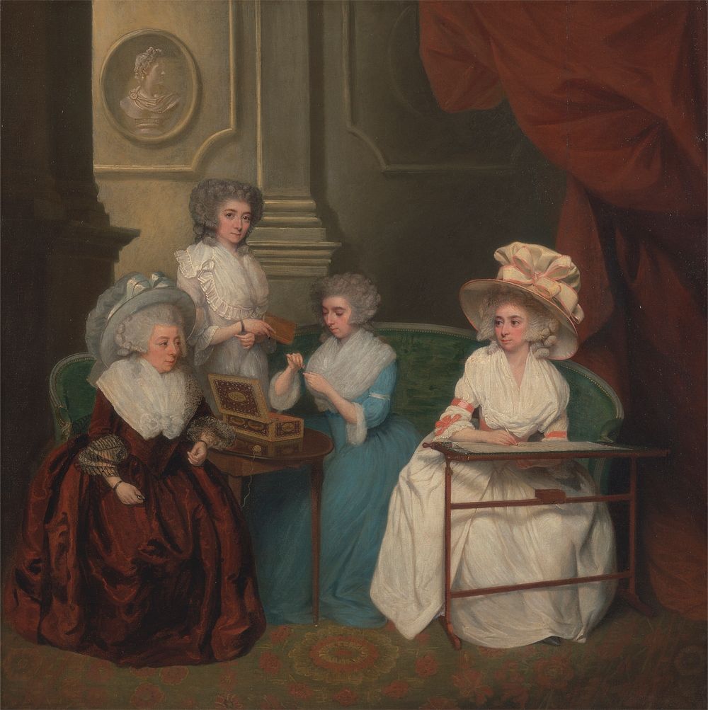 Lady Jane Mathew and Her Daughters