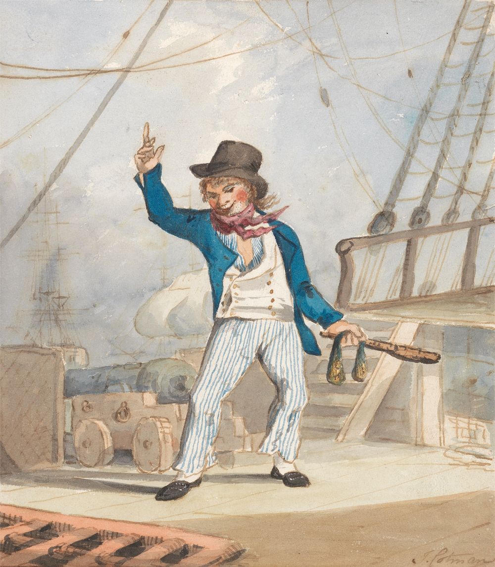 Caricature of a Sailor (One of a Set of Three)
