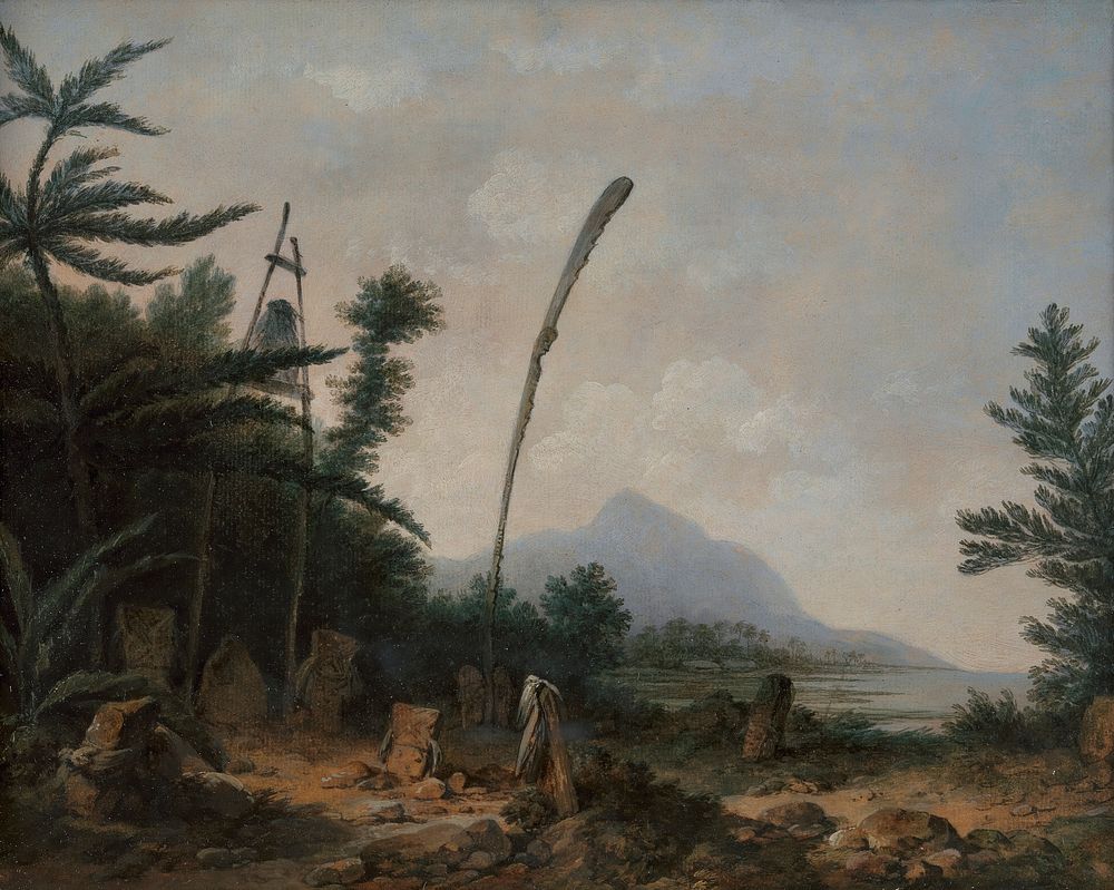 Burial Ground in the South Seas by John Webber