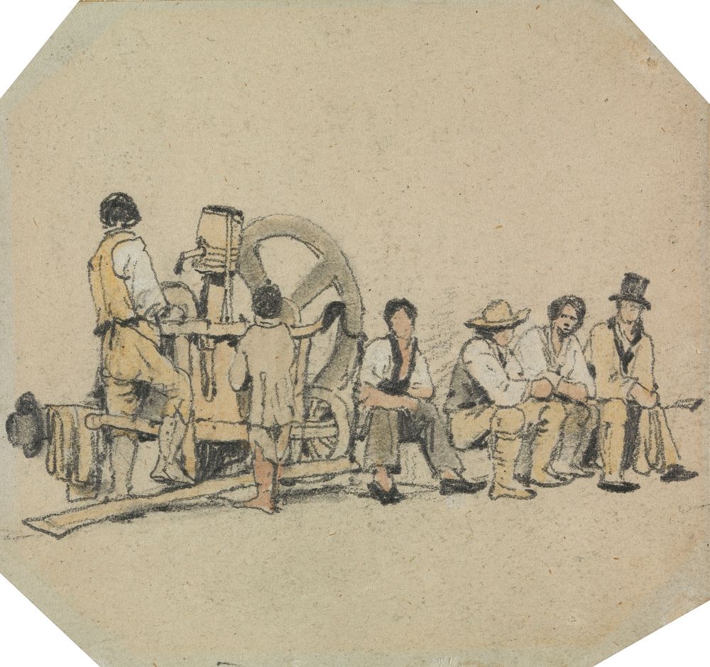 Mechanical Grinder with Figures by Samuel Prout