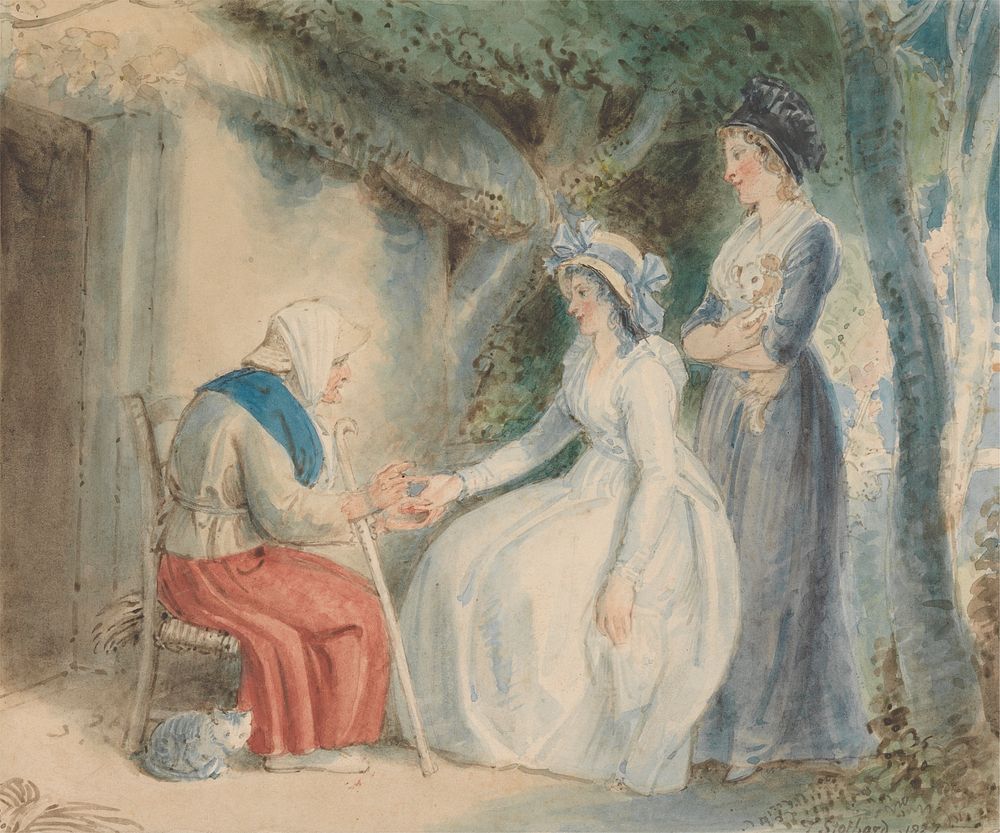 The Fortune Teller by Thomas Stothard