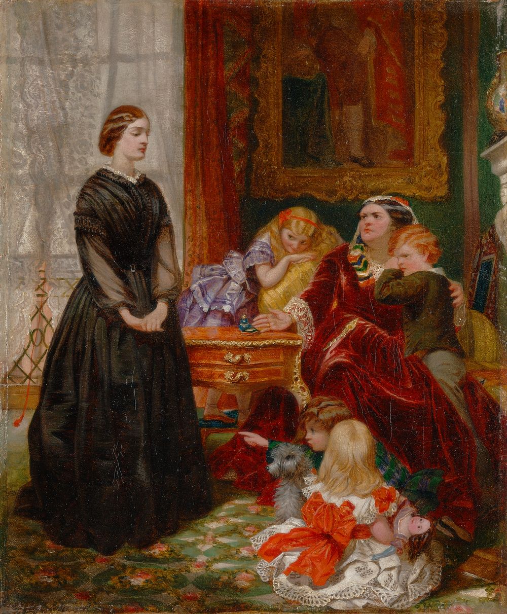The Governess [1860, Royal Academy of Arts, London, exhibition catalogue]