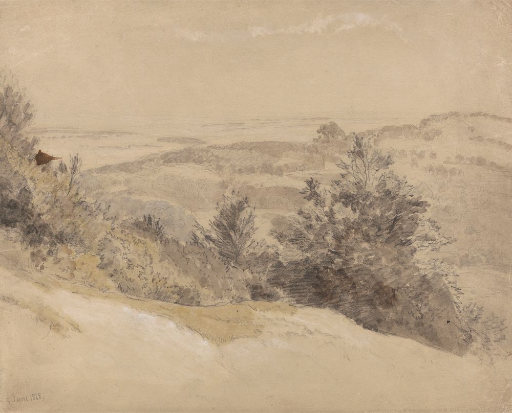Boxhill, attributed to Samuel Palmer