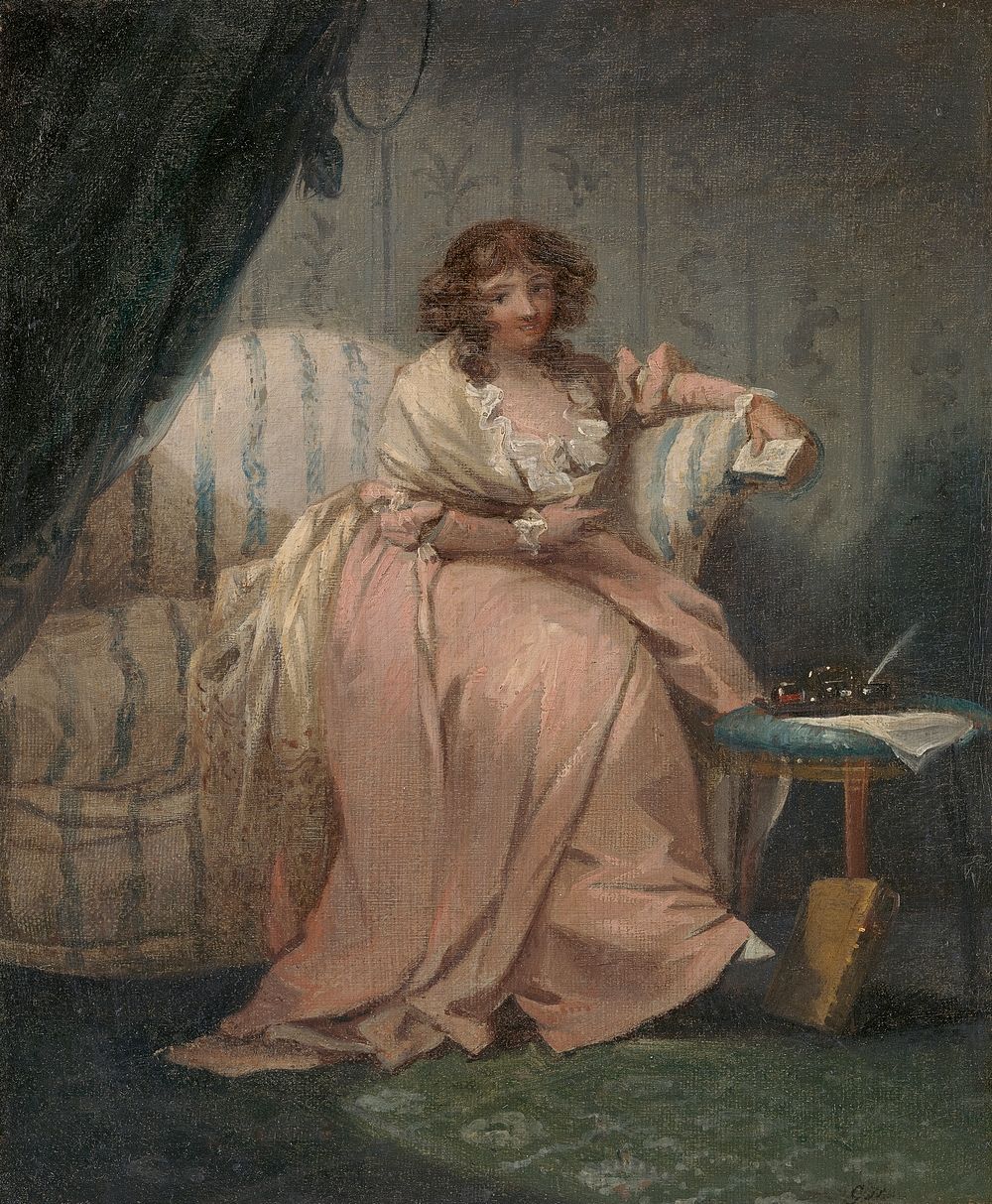 A Woman Called Anne, the Artist's Wife by George Morland