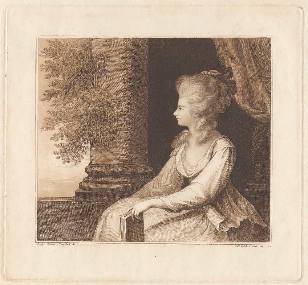 Georgiana, Duchess of Devonshire by Francesco Bartolozzi