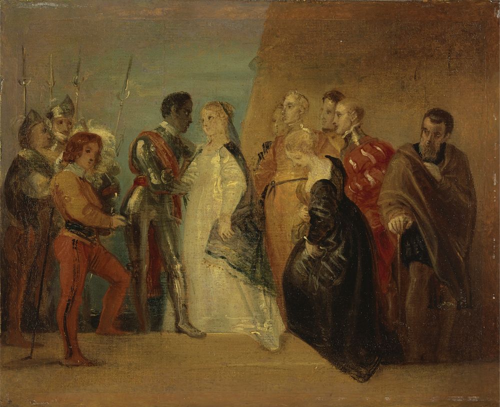 The Return of Othello, 'Othello,' Act II, Scene II by Thomas Stothard