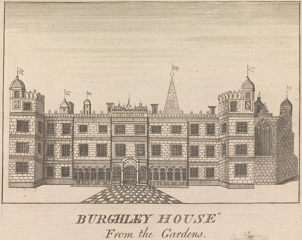 Burghley House from the Gardens; page 48 (Volume One)