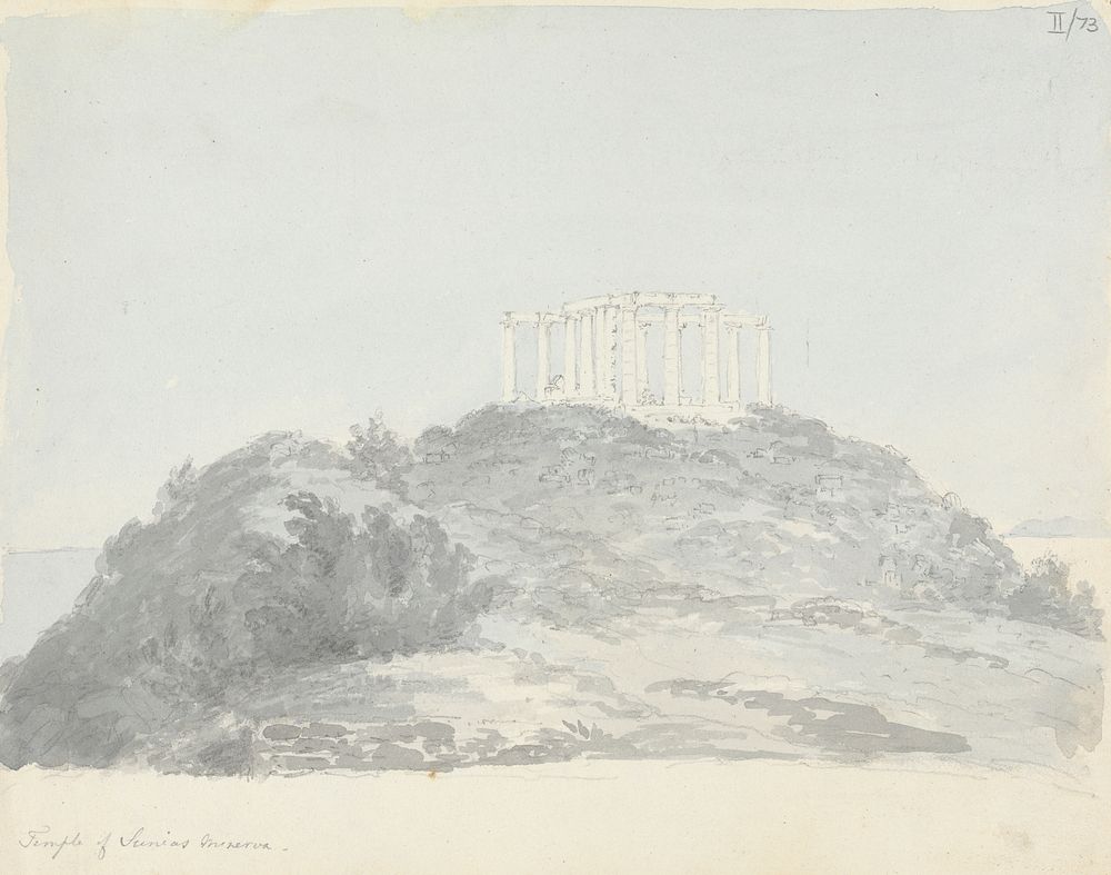 Temple of Sunias Minerva by Sir Robert Smirke the younger
