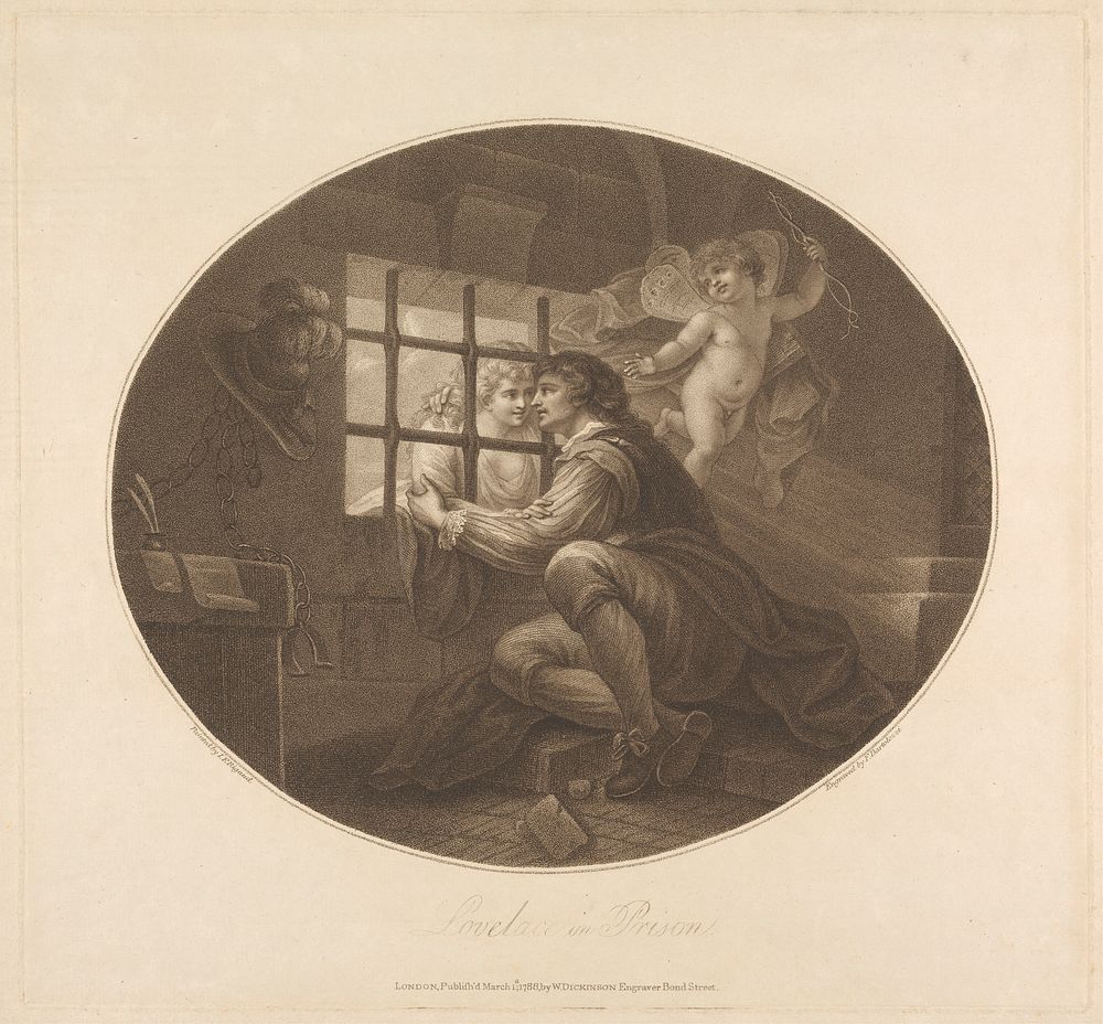 Lovelace in Prison by Francesco Bartolozzi