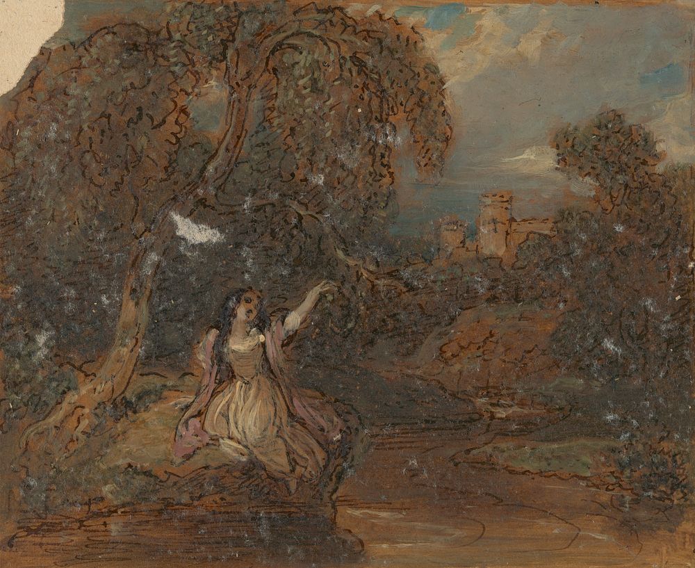The Death of Ophelia by Robert Smirke