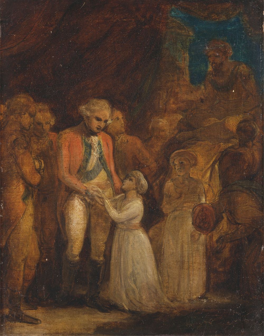 The Two Sons of Tipu Sahib, Sultan of Mysore, Being Handed over as Hostages to General Cornwallis by Robert Smirke