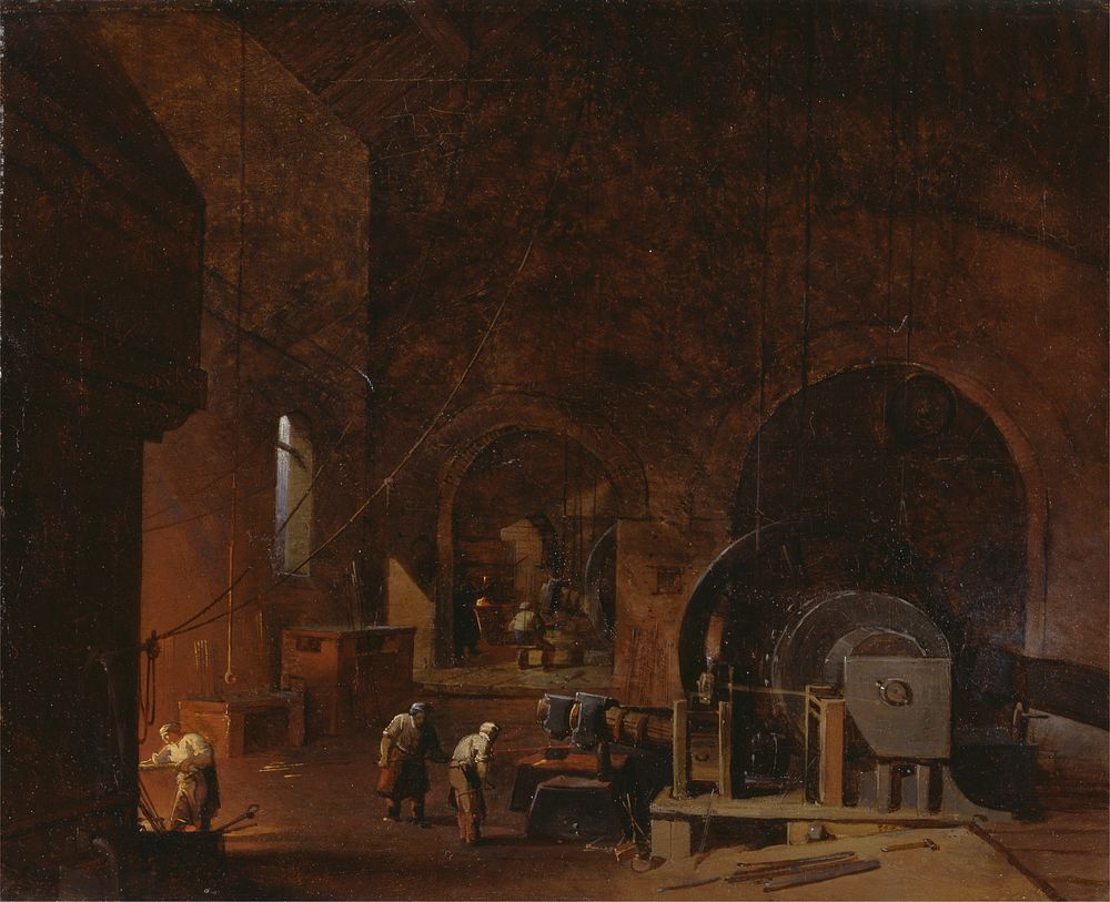 Interior of an ironworks