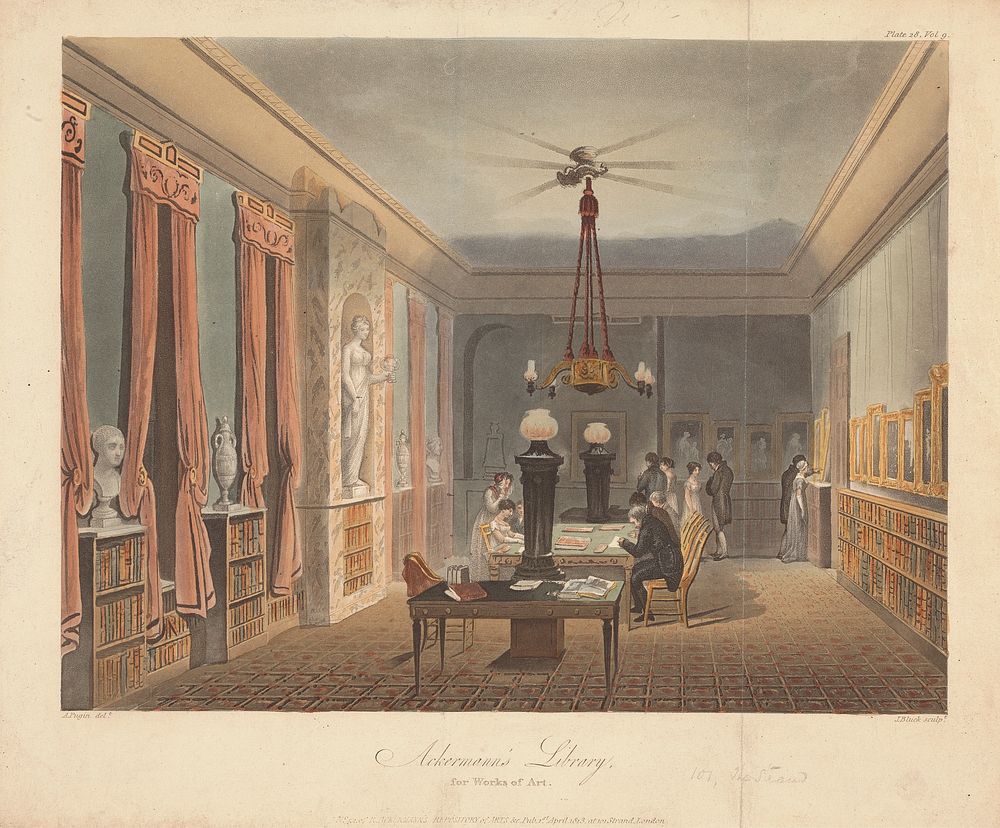 Ackerman's Library for Works of Art