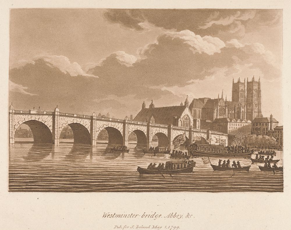 Westminster Bridge, Abbey And Church 