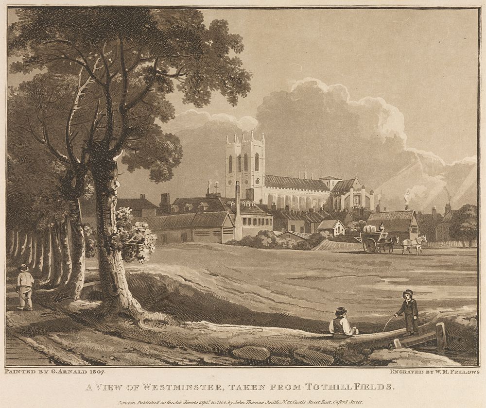 A View of Westminster taken from Tothill Fields