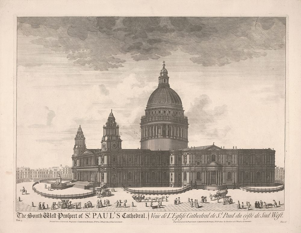 The South West Prospect of St. Paul's Cathedral