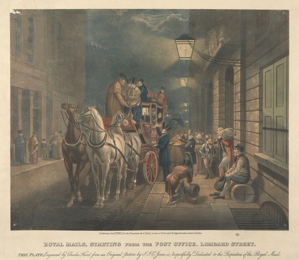 Royal Mails, Starting from the Post Office, Lombard Street