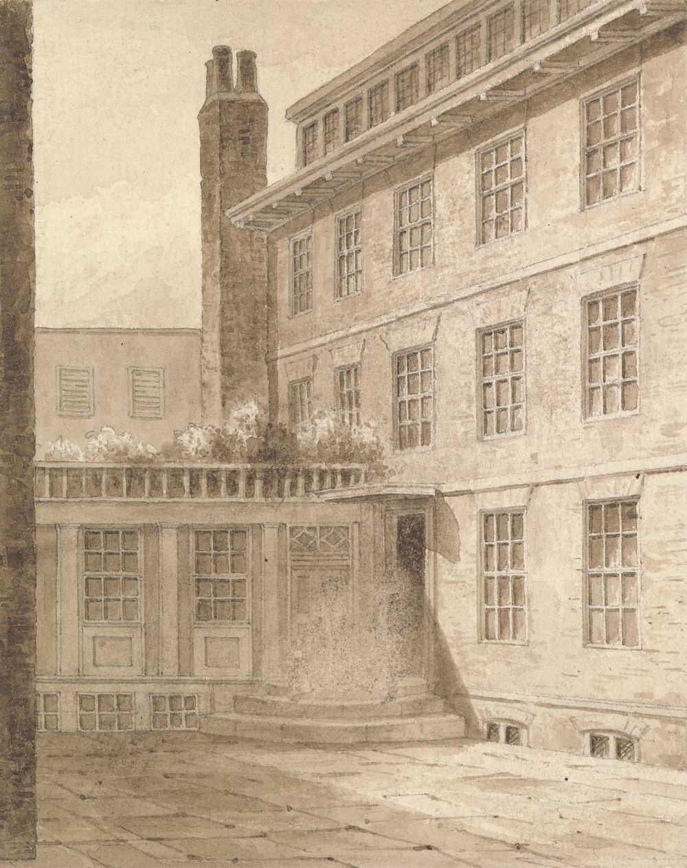 Dr. Johnson's House in 8 Bolt Court, Fleet Street by John Thomas Smith
